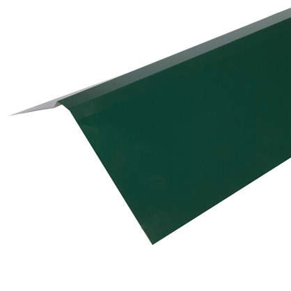 Конёк плоский с полиэстеровым покрытием 2 м цвет зелёный