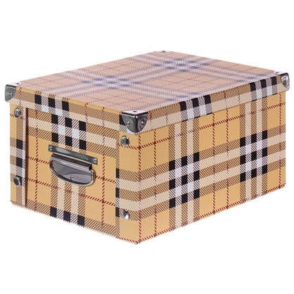 Коробка картон 30x25x17.5 см клетка