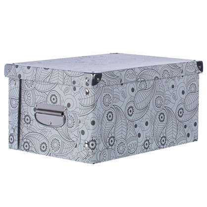 Коробка картон 30x25x17.5 см узор