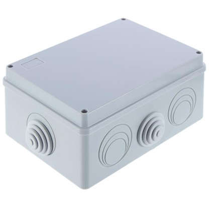 Коробка распределительная Экопласт 190х140х70 мм цвет серый IP55