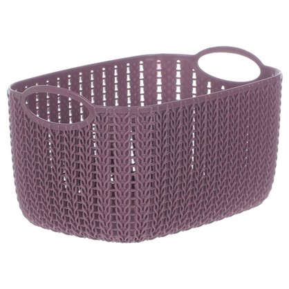 Корзина для хранения Вязание 4 л цвет пурпурный