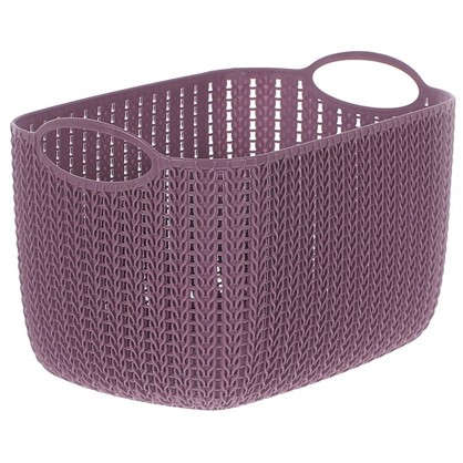 Корзина для хранения Вязание 7 л цвет пурпурный