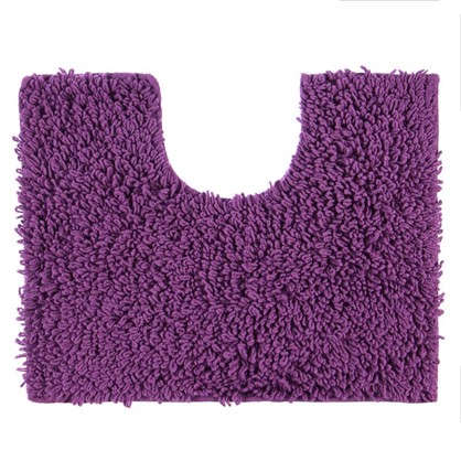 Коврик для туалета Crazy 50x40 см цвет фиолетовый