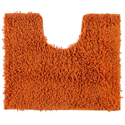 Коврик для туалета Crazy 50x40 см цвет оранжевый