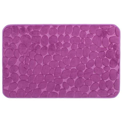 Коврик для ванной Grampus 80х50 см цвет фиолетовый