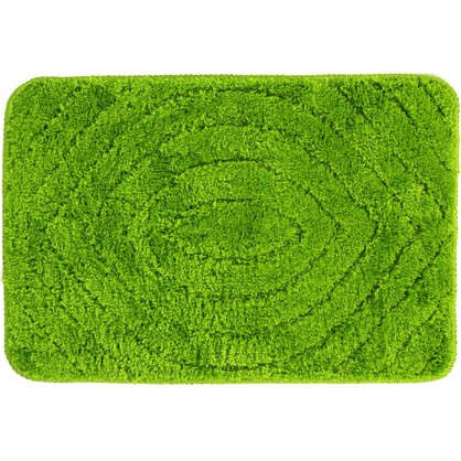 Коврик для ванной Eye 40х60 см цвет зелёный