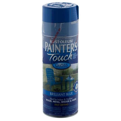 Краска аэрозольная Paint Touch глянцевая цвет голубой 340 г