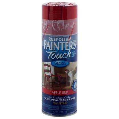 Краска аэрозольная Paint Touch глянцевая цвет красный 340 г