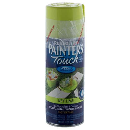 Краска аэрозольная Paint Touch глянцевая цвет салатовый 340 г