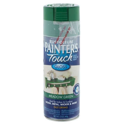 Краска аэрозольная Paint Touch глянцевая цвет зеленый 340 г