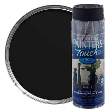 Краска аэрозольная Paint Touch матовая цвет черный 340 г
