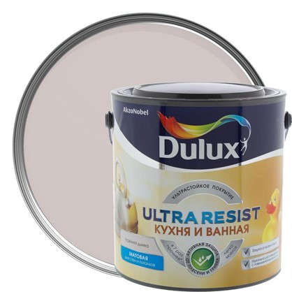 Краска для ванной комнаты и кухни Dulux Ultra Resist цвет утренняя дымка 2.5 л