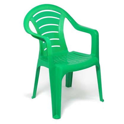 Кресло садовое зелёное 567x825x578 мм пластик