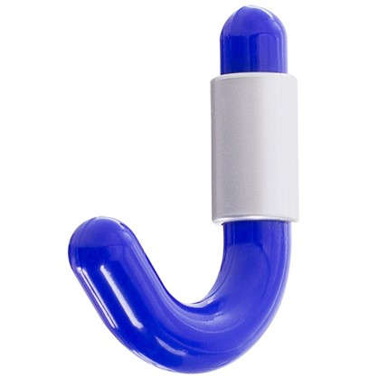 Крючок малый пластик цвет синий