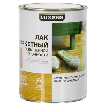 Лак паркеный Luxens алкидно-уретановый полуматовый цвет тик 0.75 л
