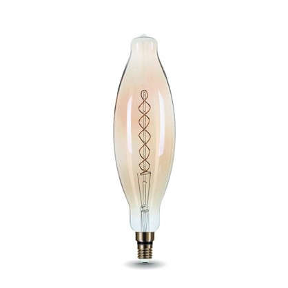 Лампа филаментная Vintage ВТ120 витая Е27 8 Вт цвет золотистый