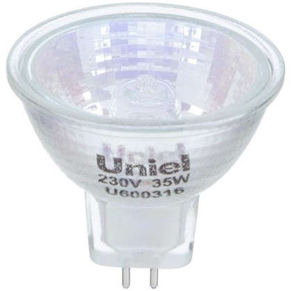 Лампа галогенная Uniel GU5.3 35 Вт свет теплый белый