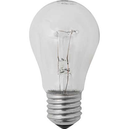 Лампа накаливания Стандарт E27 40 Вт свет теплый белый прозрачная колба