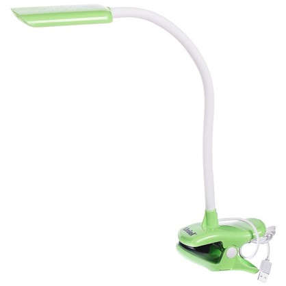 Лампа настольная на прищепке светодиодная TLD-554  цвет зеленый