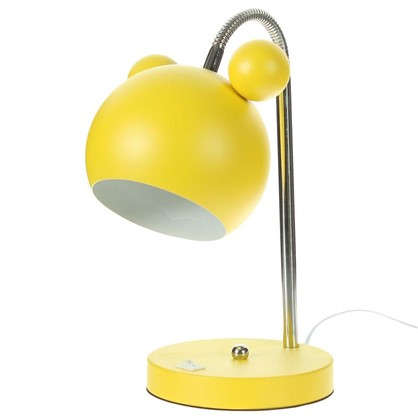 Лампа настольная Panda E27 40 Вт цвет желтый