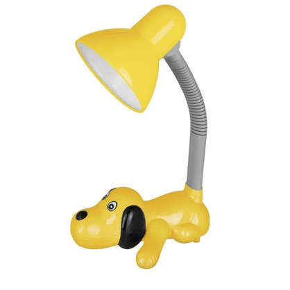 Лампа настольная Собачка E27 40 Вт цвет желтый
