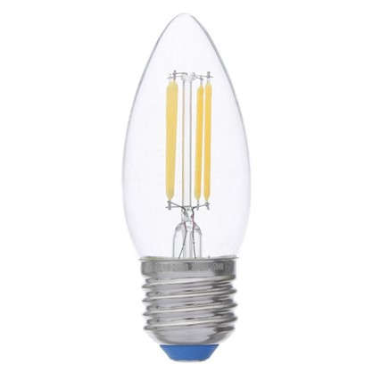Светодиодная лампа филаментная Airdim форма свеча E27 5 Вт 500 Лм свет холодный