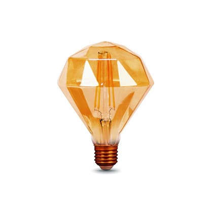 Лампа светодиодная Gauss Filament Diamond E27 5 Вт 450 Лм свет теплый белый