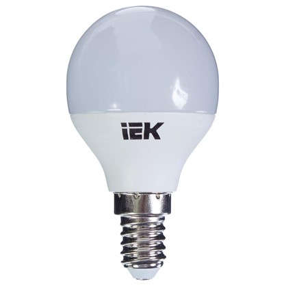 Светодиодная лампа IEK G45 Шар E14 7 Вт 4000К свет холодный белый