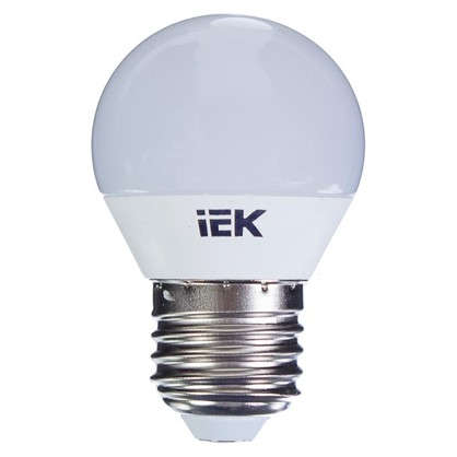 Светодиодная лампа IEK Шар G45 E27 7 Вт 230 В 4000 К свет холодный белый