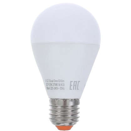 Светодиодная лампа Lexman iDual One E27 9.5 Вт 806 Лм RGBW с пультом ДУ