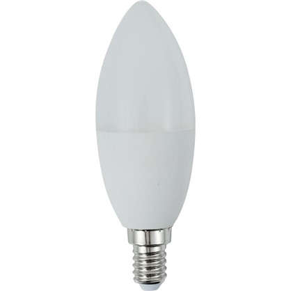 Светодиодная лампа Osram E14 220 В 8 Вт свеча 4 м² свет теплый белый