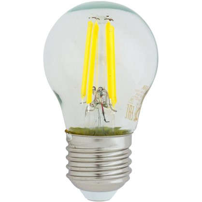 Светодиодная лампа Osram E27 220 В 5 Вт шар 3 м² свет теплый белый