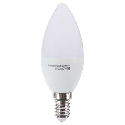 Светодиодная лампа Uniel свеча E14 6 Вт 450 Лм свет теплый/холодный белый