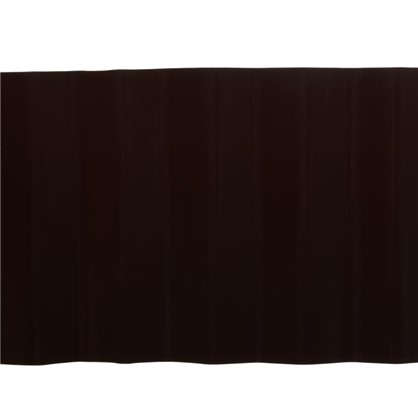 Лента бордюрная декоративная Гофра высота 20 см цвет  коричневый