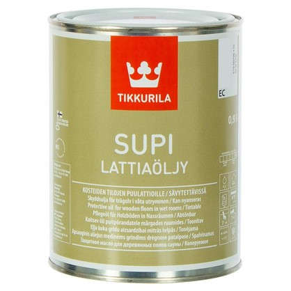 Масло для пола Tikkurila Supi Laudesuoja бесцветная 0.9 л