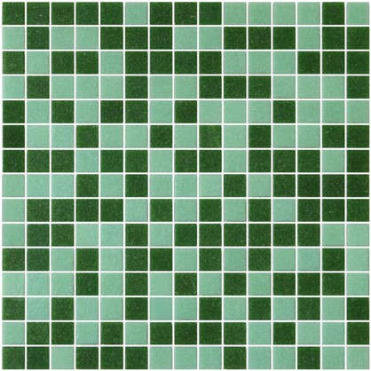 Мозаика 32.7х32.7 см стекломасса цвет зелёный