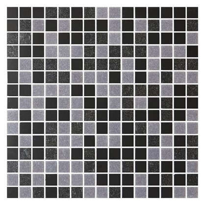 Мозаика Artens 32.7х32.7 см стекло цвет черный/серый