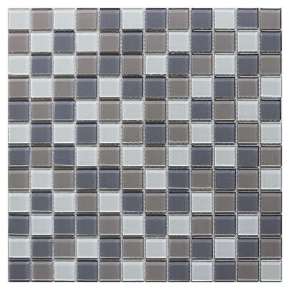 Мозаика Artens Shaker 29.8х29.8 см стекло цвет серый/бежевый