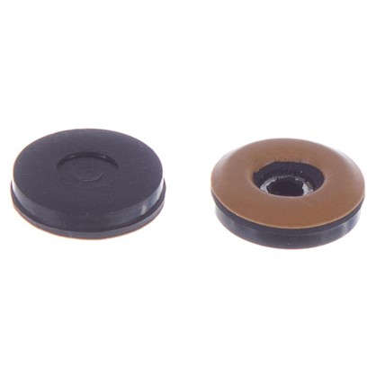 Набойки Standers PTFE 22 мм круглые пластик цвет коричневый 4 шт.