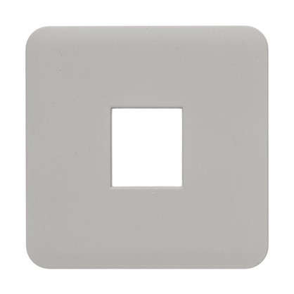 Накладка для телефонной розетки Lexman RJ11-12-45 цвет серый