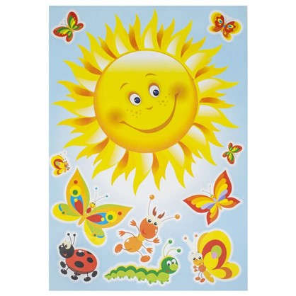 Наклейка Румяное солнышко Декоретто XL