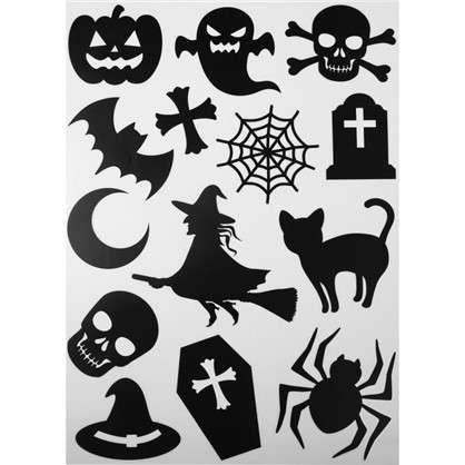 Наклейка Страшный хеллоуин светящаяся Декоретто