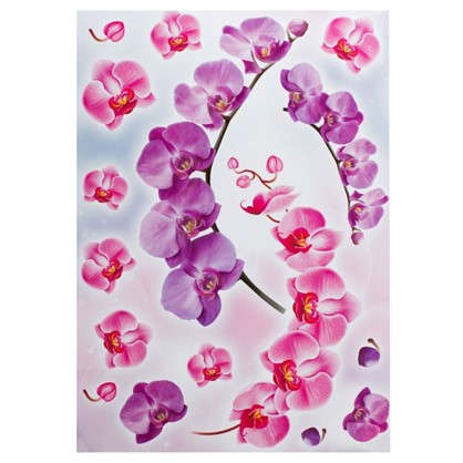 Наклейка Веточка орхидеи Декоретто L