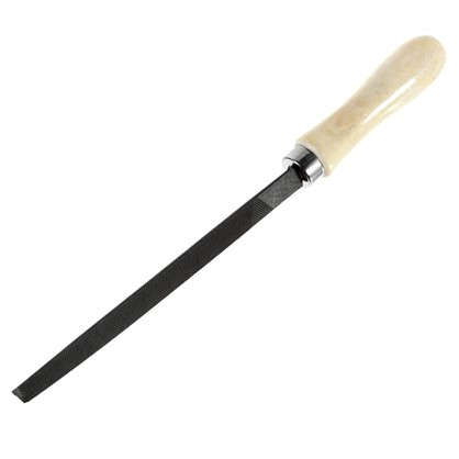 Напильник №1 трехгранный 150 мм с деревянной ручкой
