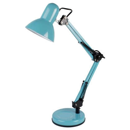 Настольная лампа Inspire Пикс 1xE27х40 Вт металл/пластик цвет голубой