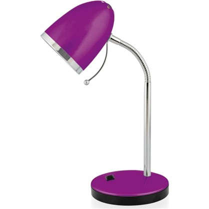 Настольная лампа Pix 1xE27x40 Вт цвет фиолетовый