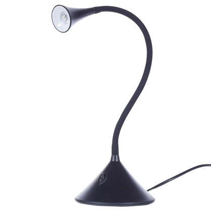 Настольная лампа светодиодная Biarritz 3.2 Вт пластик цвет черный