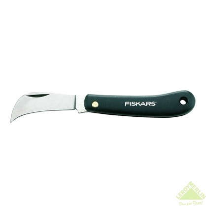 Прививочный нож изогнутый Fiskars. 17 см нержавеющая сталь