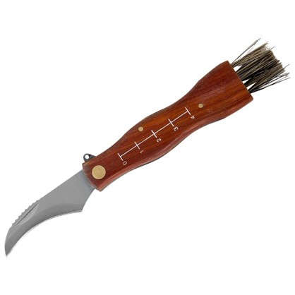 Нож грибника малый деревянная рукоятка