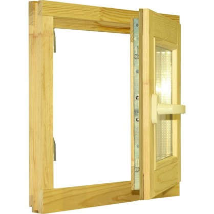 Окно деревянное 46х47 см однокамерный стеклопакет